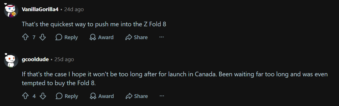 Not everyone wants to wait even longer for the iPhone Ultra to come out. | Image by Reddit - The reason behind the foldable iPhone Ultra&rsquo;s staggered launch makes sense, but I&rsquo;m still bummed about it