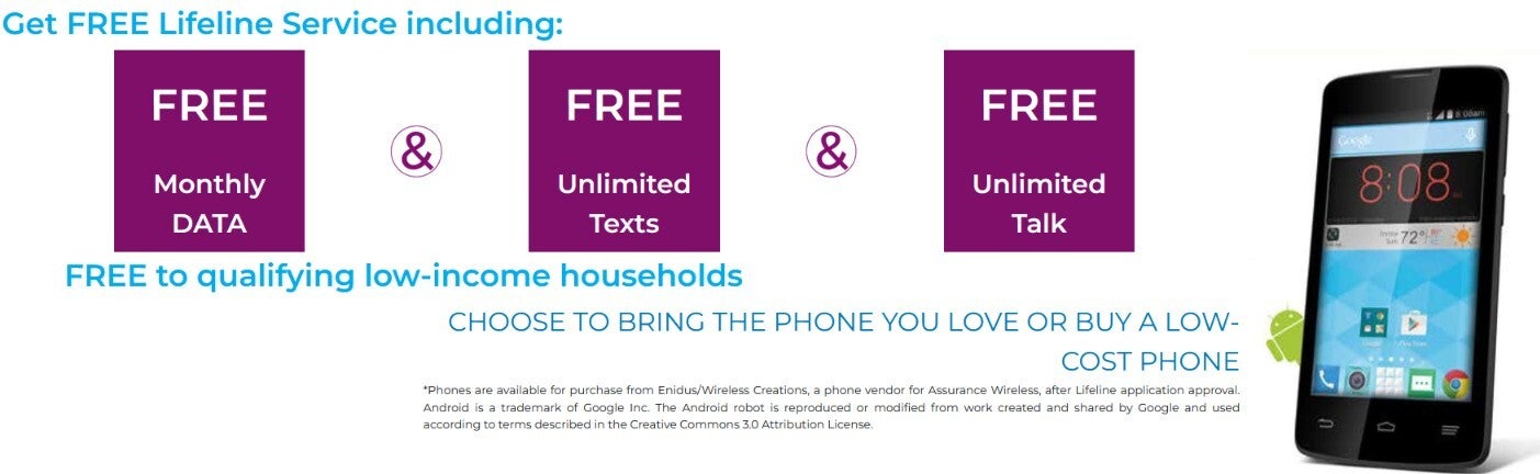 Assurance Wireless offers these services.