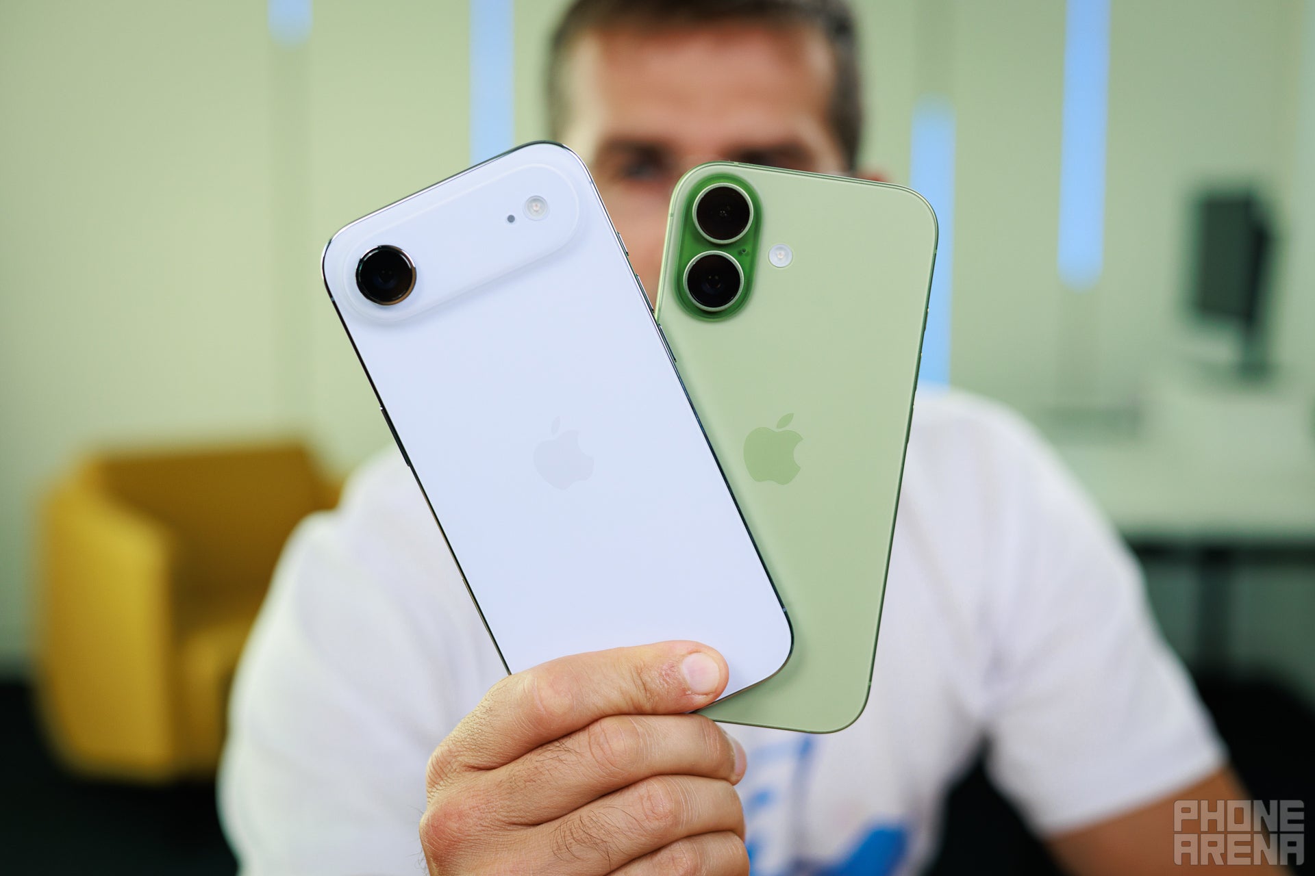 These could be the same phone next year. | Image by PhoneArena - iPhone 18 rumored to get a radically different design