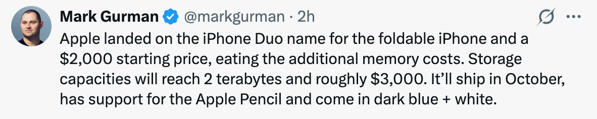 iphone 18 pro price iphone duo foldable apple pencil