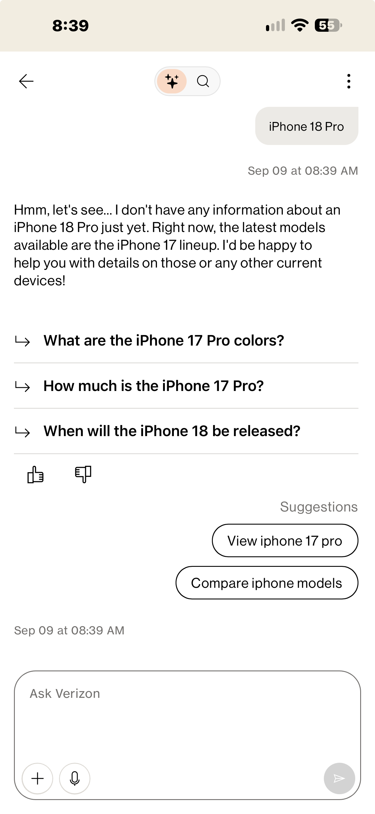 verizon iphone 18 pro
