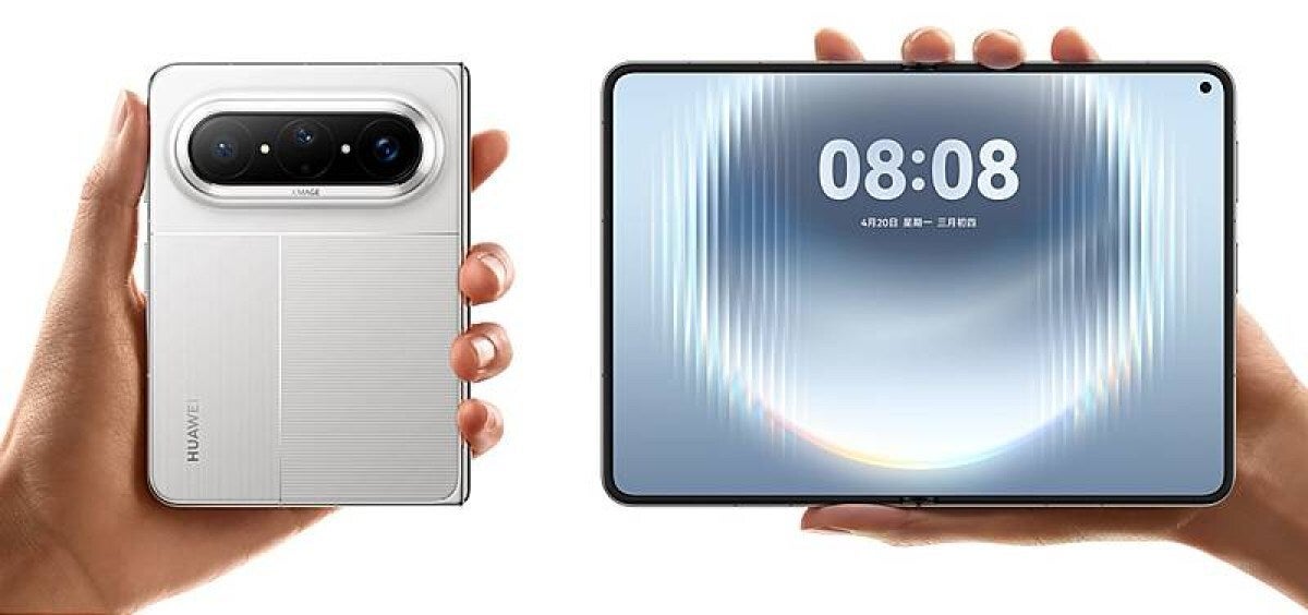 Huawei Pura X Max - the first wide foldable on the market. | Image by Huawei - Samsung teasing Apple with a 'Welcome to Foldables' video hours before the iPhone Duo launch