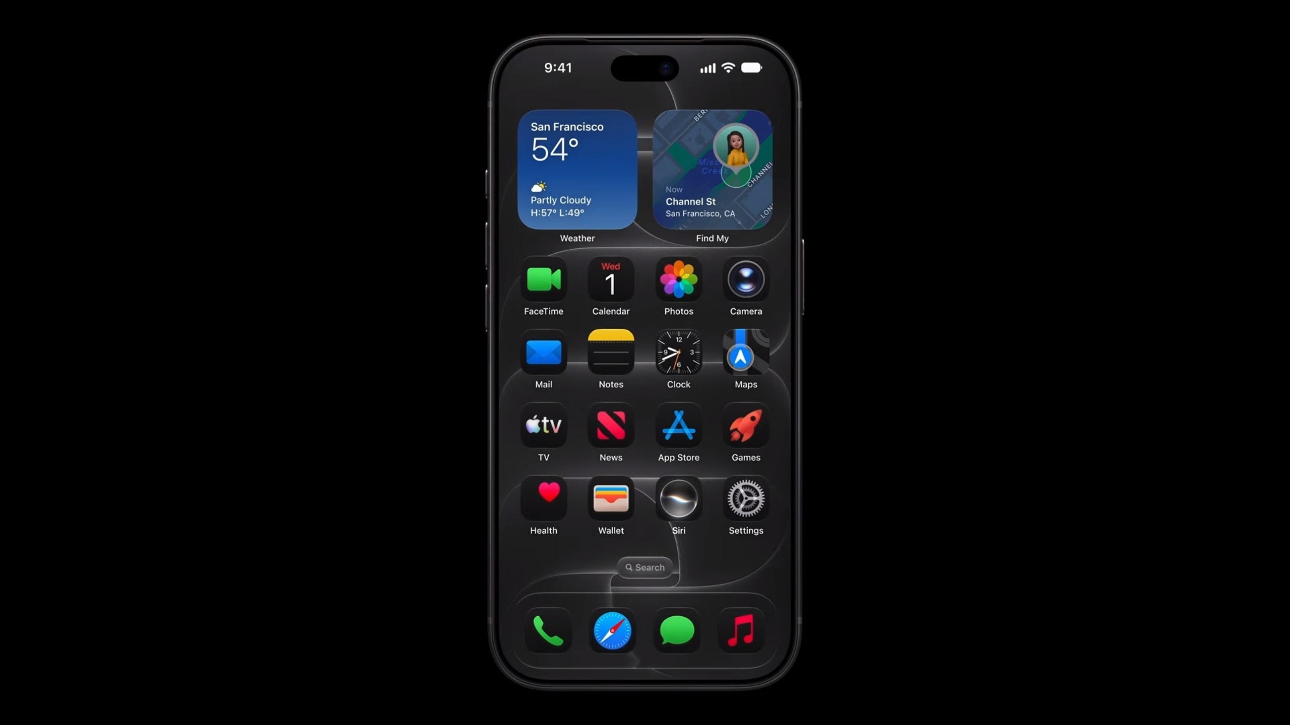 Siri app icon on an iPhone home screen next to Settings