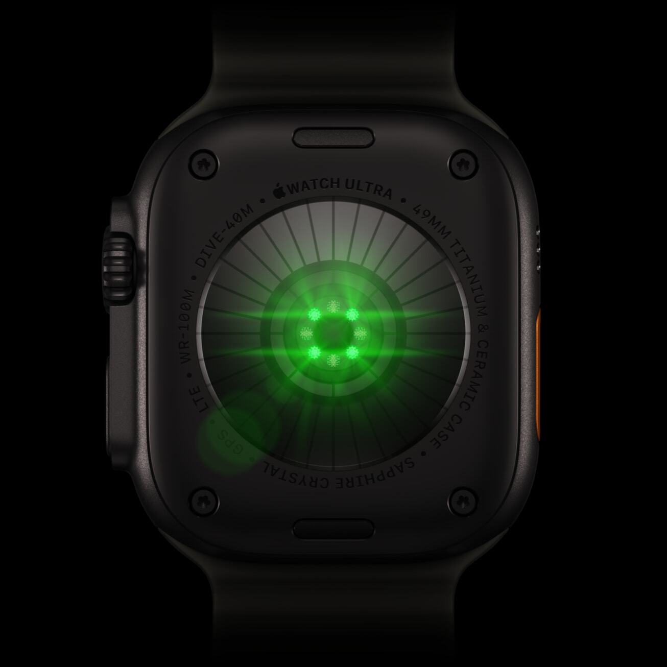 The upgraded sensor array allows for more frequent heart rate and HRV measurements. | Image by Apple - Apple Watch Ultra 4 brings Siri AI in a rugged armor