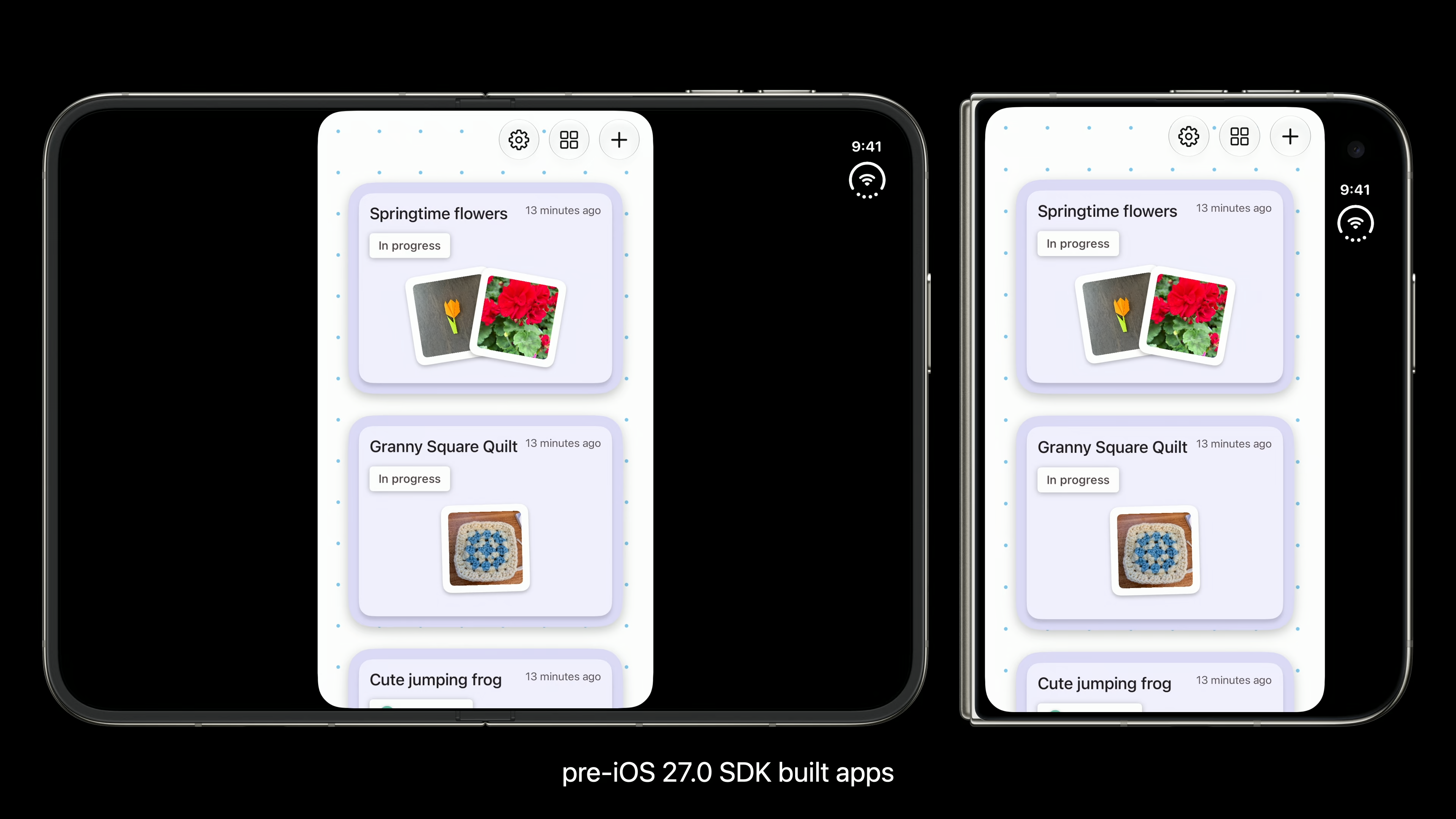 Unoptimized apps will look like this on the iPhone Duo. | Image by Apple - iPhone Duo will make unoptimized apps look absolutely hideous