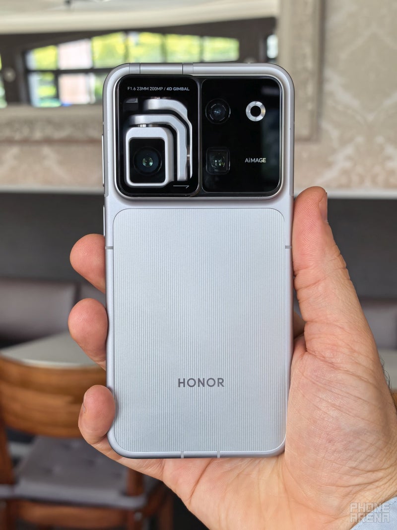 Main camera module neatly folded. | Image by PhoneArena