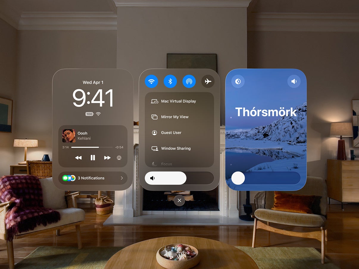 Apple Vision Pro visionOS 27 new Control Center look