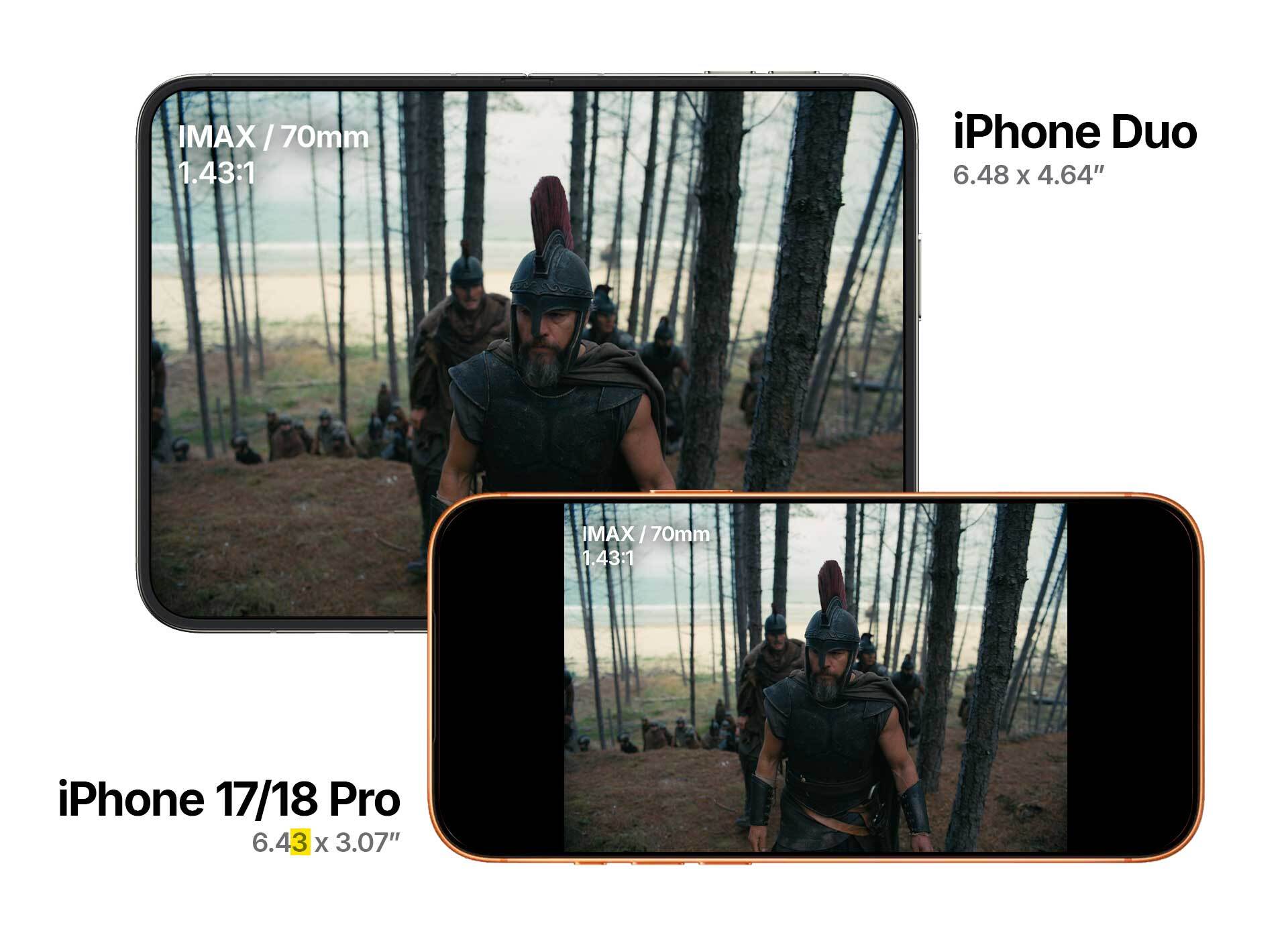 IMAX content looks much better on the iPhone Duo. | Image by MarkPraschan - IMAX reacts to the iPhone Duo with a savage comment