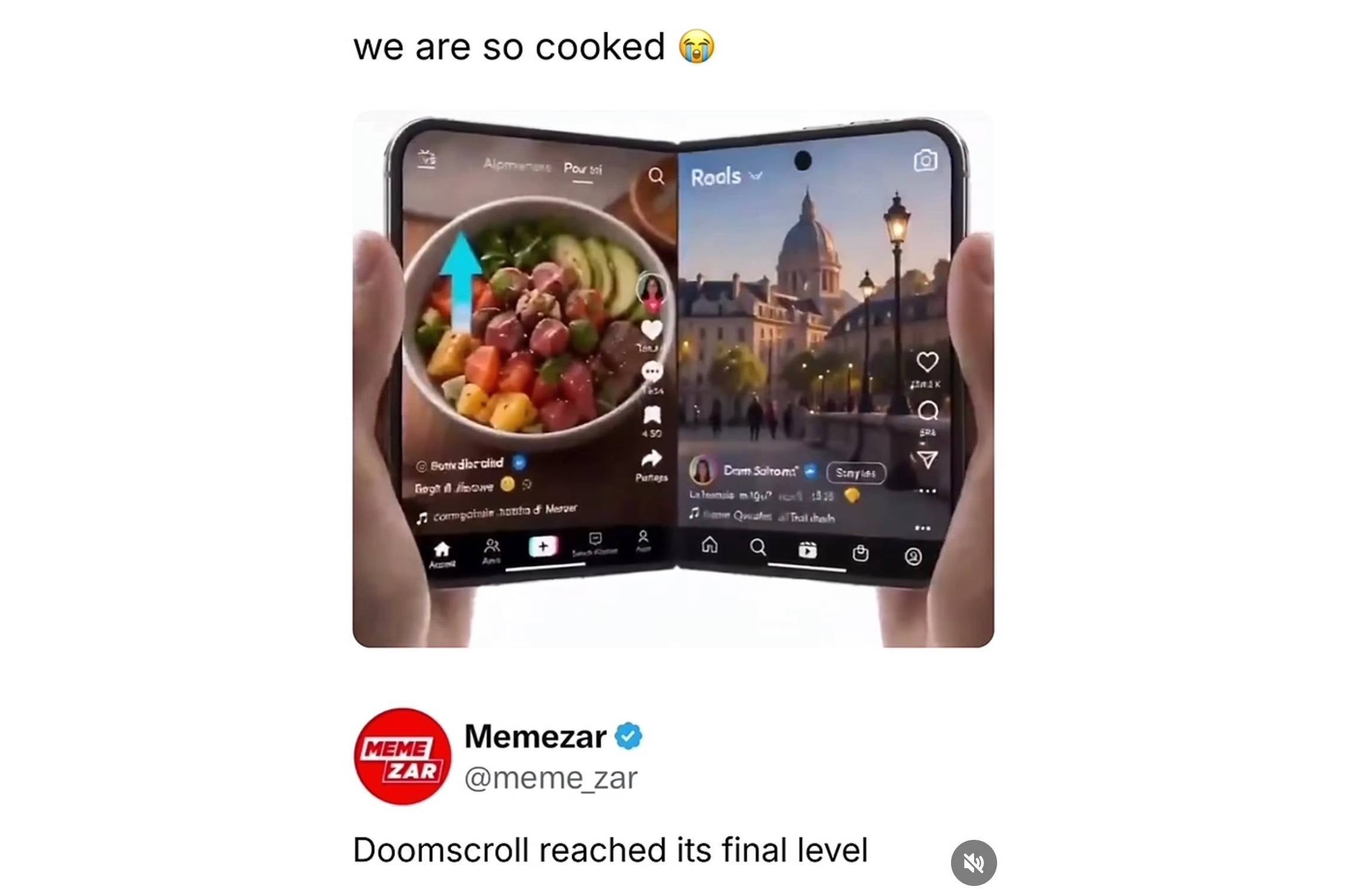Just what we didn't need more of. | Image by Memezar - iPhone Duo was the perfect foldable yesterday
