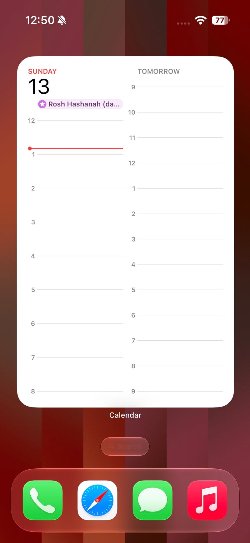 Large widgets are actually nice.