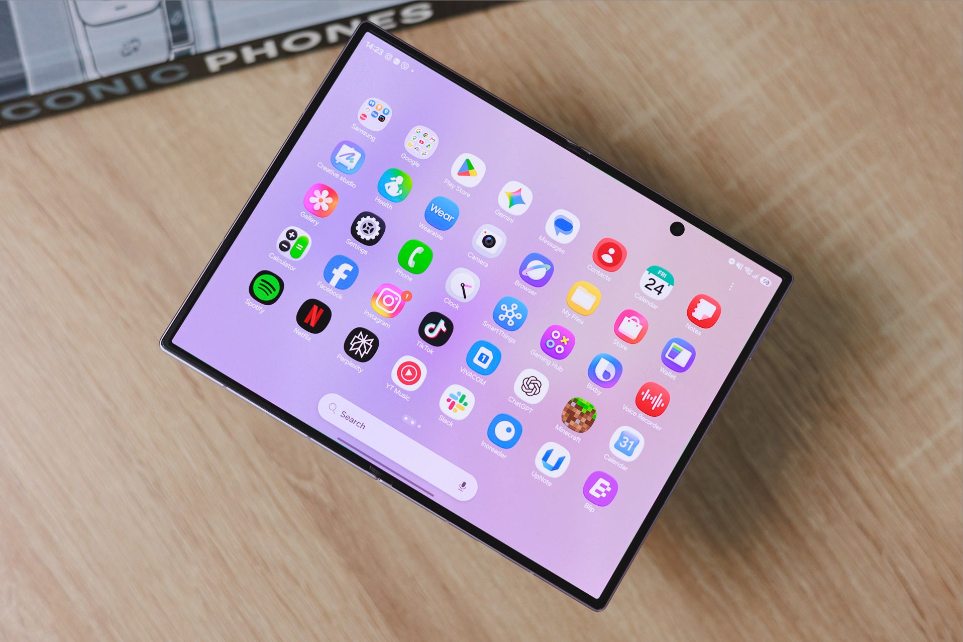 Samsung Galaxy Z Fold 8 opened