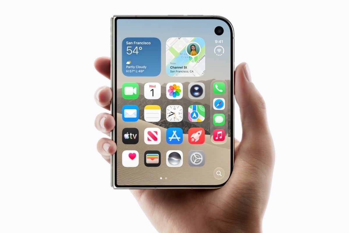 Apple iPhone Duo secondary screen