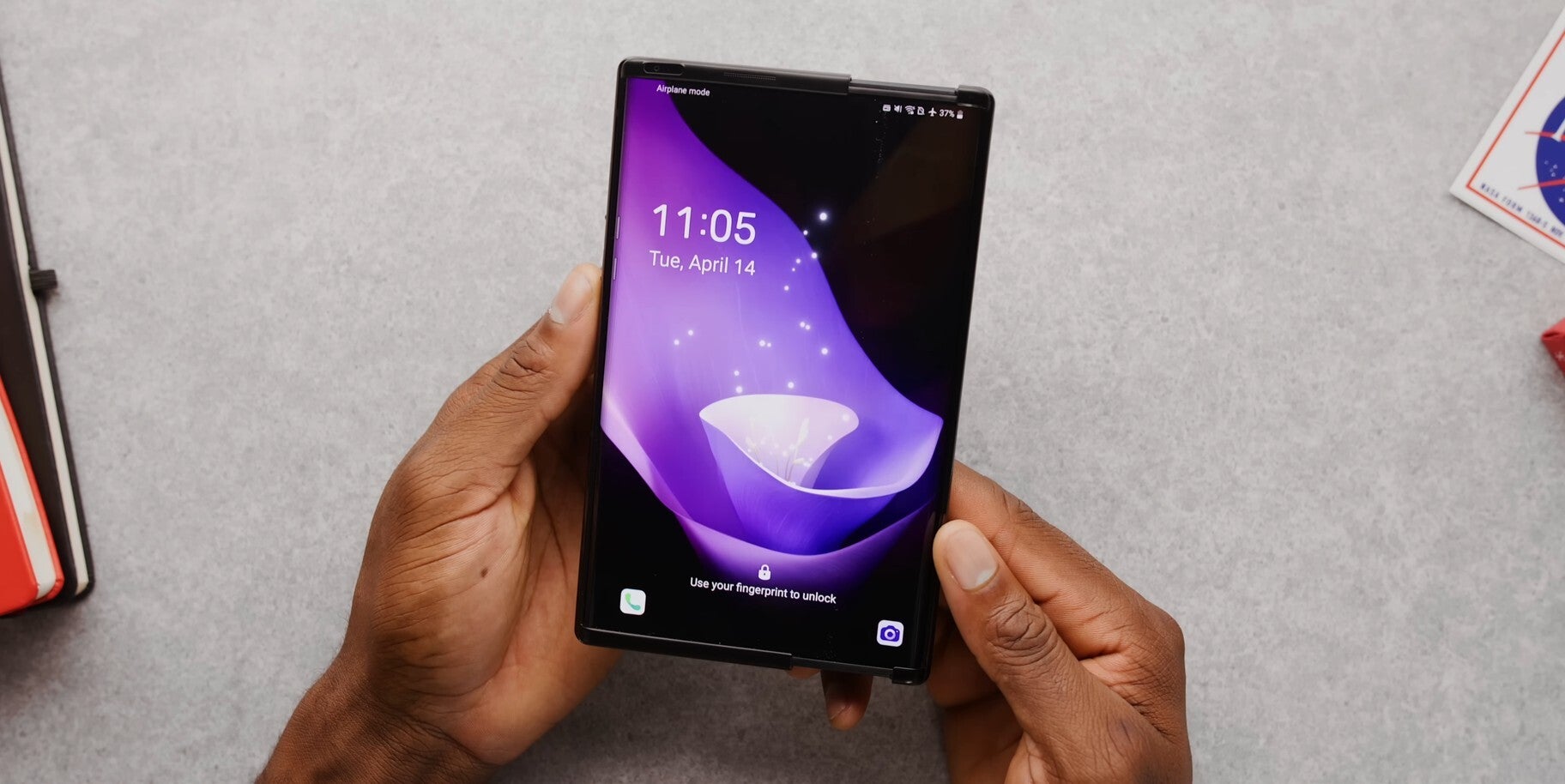 LG Rollable phone.