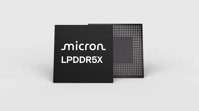 Samsung is testing LPDDR5X modules from Micron. | Image by Micron - Don't expect faster RAM on every Galaxy S27 model