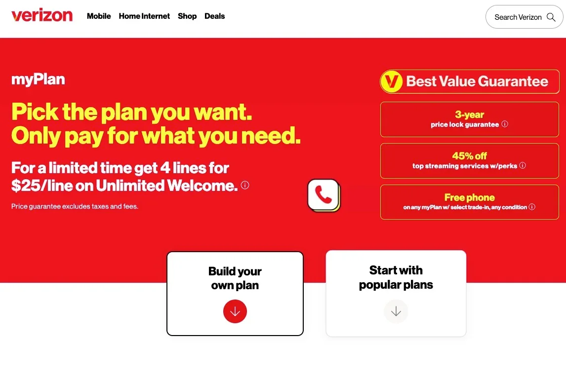 One of the ads T-Mobile didn't approve of. | Image by Verizon - T-Mobile and Verizon are going to fight it outside of court like mature adults