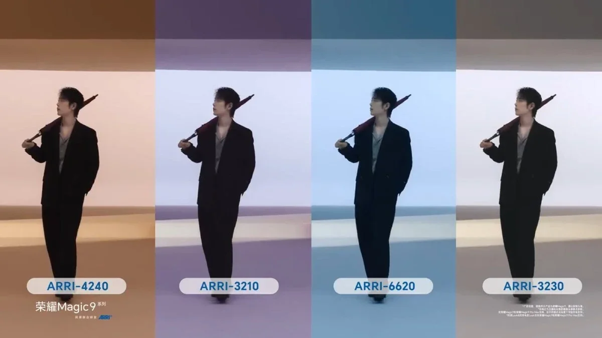 Pretty interesting stuff. | Image by Honor - Absolute cinema: the Honor Magic 9 teases a collaboration with ARRI legends