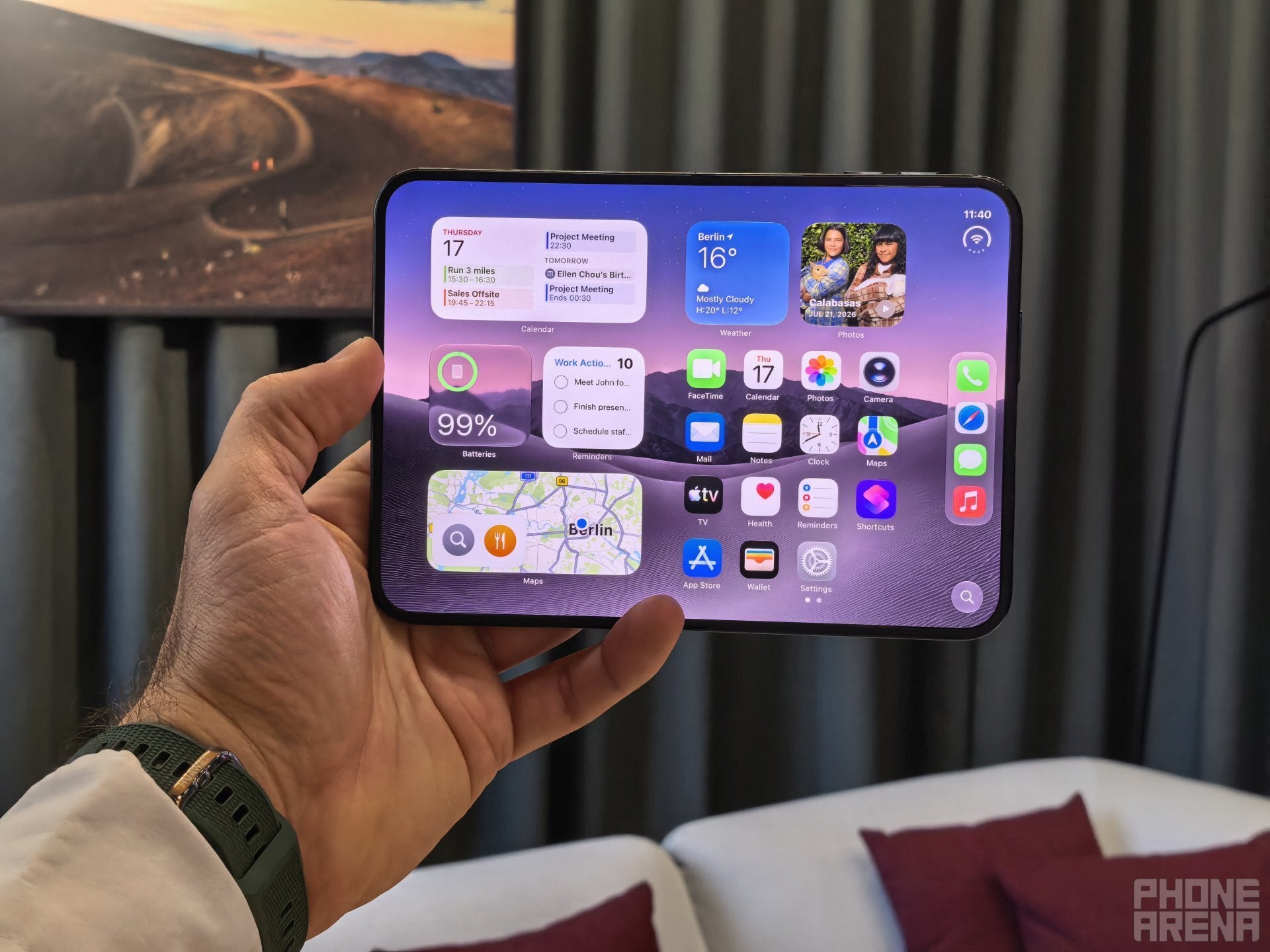 The new form factor | Image by PhoneArena - The iPhone Duo&rsquo;s honeymoon period won't last
