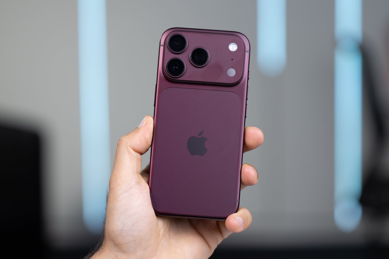 Image by PhoneArena - I love almost everything about the Burgundy iPhone 18 Pro &mdash; almost