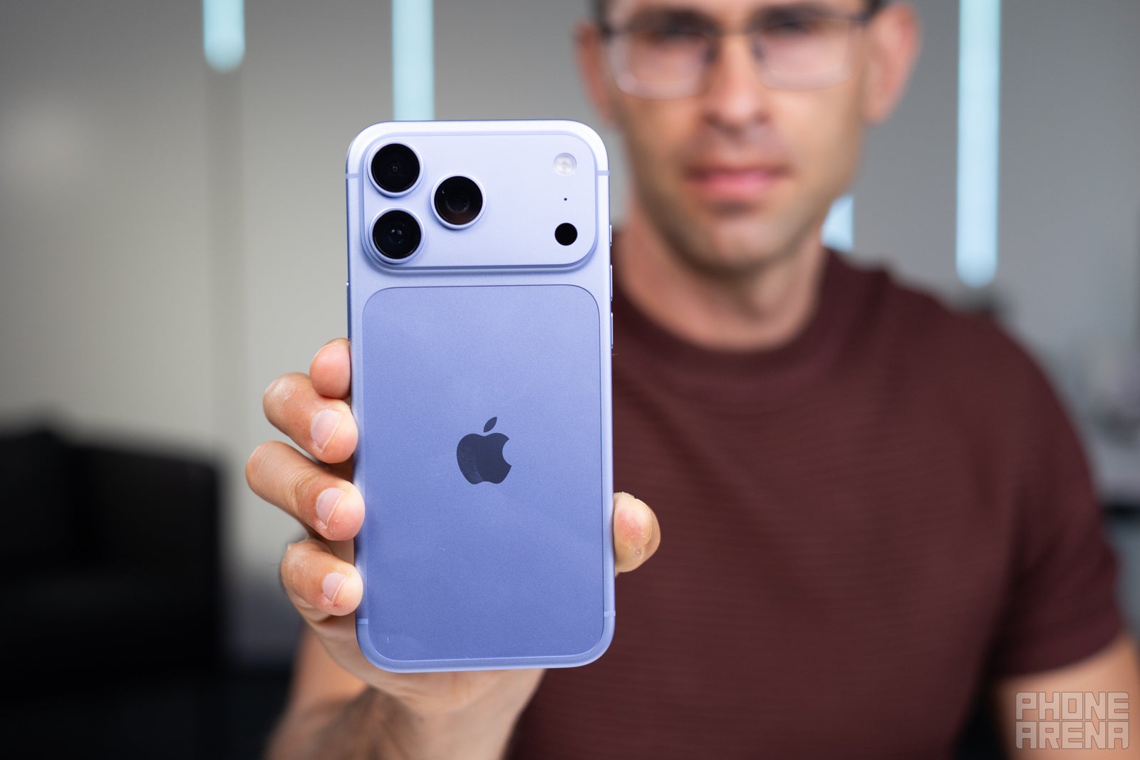 Image by PhoneArena - Apple's Glacier iPhone 18 Pro Max is a design masterpiece with one heavy flaw