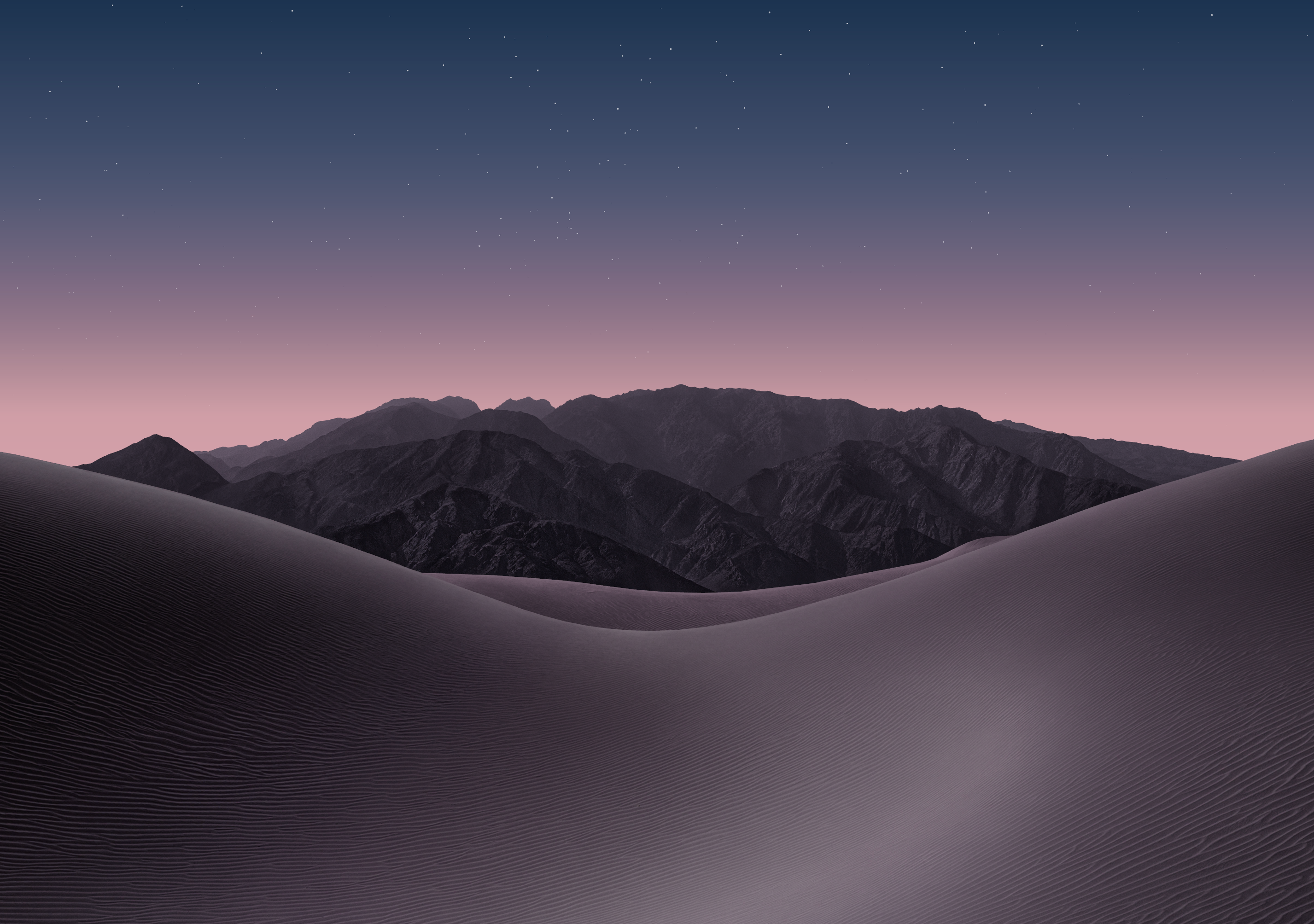 iPhone Duo dark mode wallpaper 1. | Image by Apple - Download a taste of the iPhone Duo here