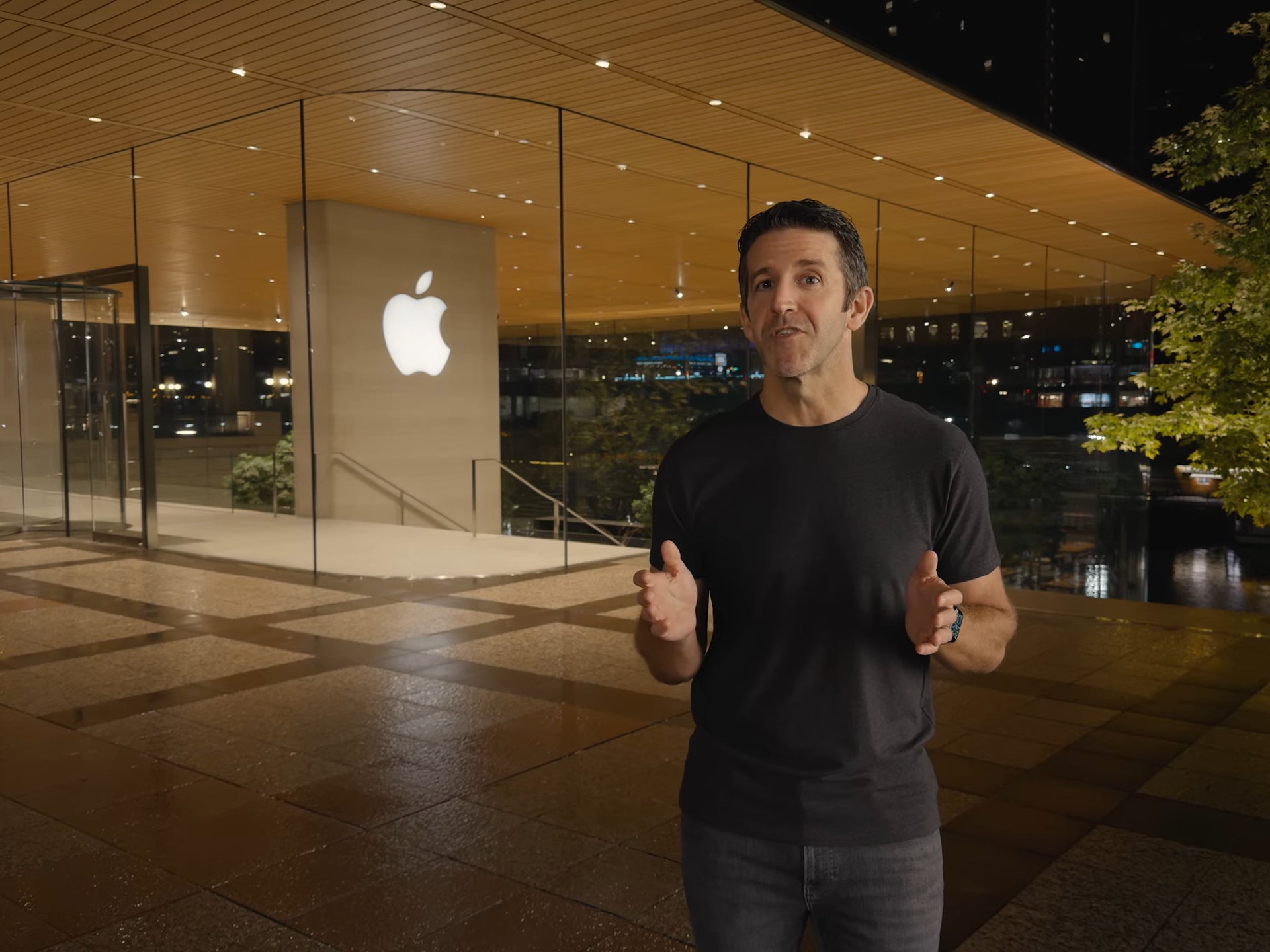 John Ternus shows off iPhone Air