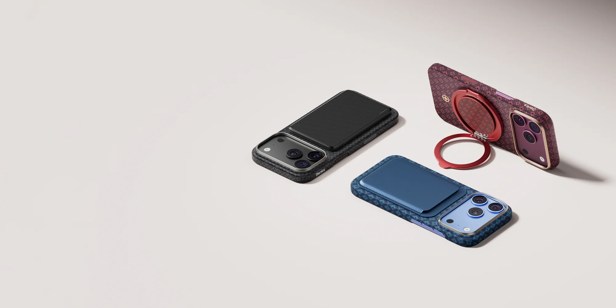 Benks ArmorGrid Air cases for the iPhone 18 Pro/Pro Max. | Image by Benks - Made for the New iPhone 18 Pro Colors: Benks Brings Protection and Style Together