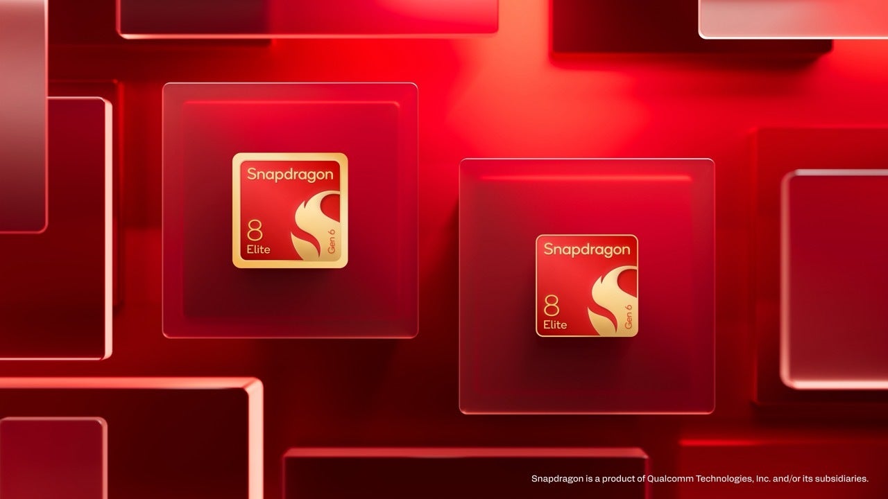 Snapdragon 8 Elite Extreme Gen 6 and 8 Elite Gen 6 badges