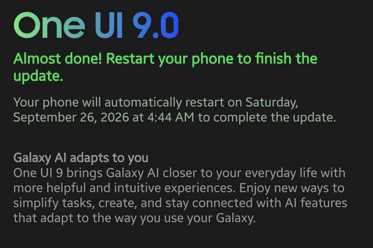 One UI 9 update for T-Mobile Galaxy S26 Ultra