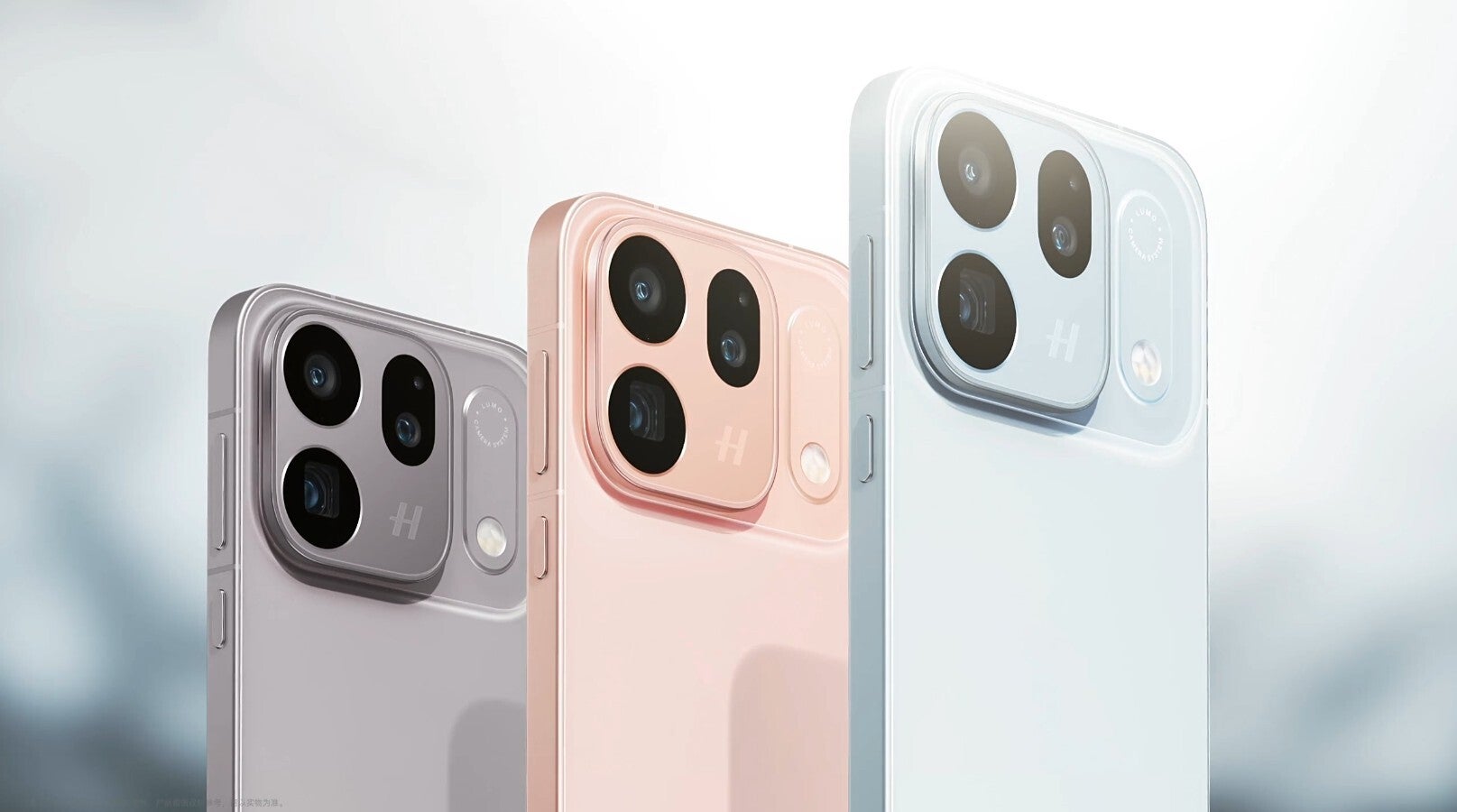 Oppo Find X10 Pro Max in three different shades.
