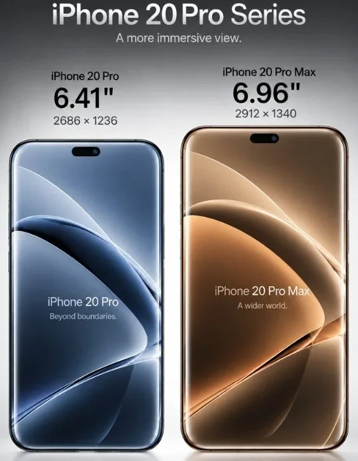 The iPhone 20 Pro models could look like this in 2027. | Image by Ice Universe - The iPhone 20 Pro's megalomaniacal ambitions could ruin all Android phones if they copy it