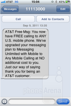AT&amp;T is offering free calling plan upgrades to some customers - AT&T gives some customers free upgrade to Mobile to Any Mobile calling