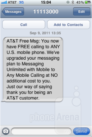 AT&T is offering free calling plan upgrades to some customers - AT&T gives some customers free upgrade to Mobile to Any Mobile calling