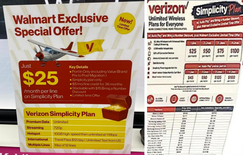 verizon simplicity walmart