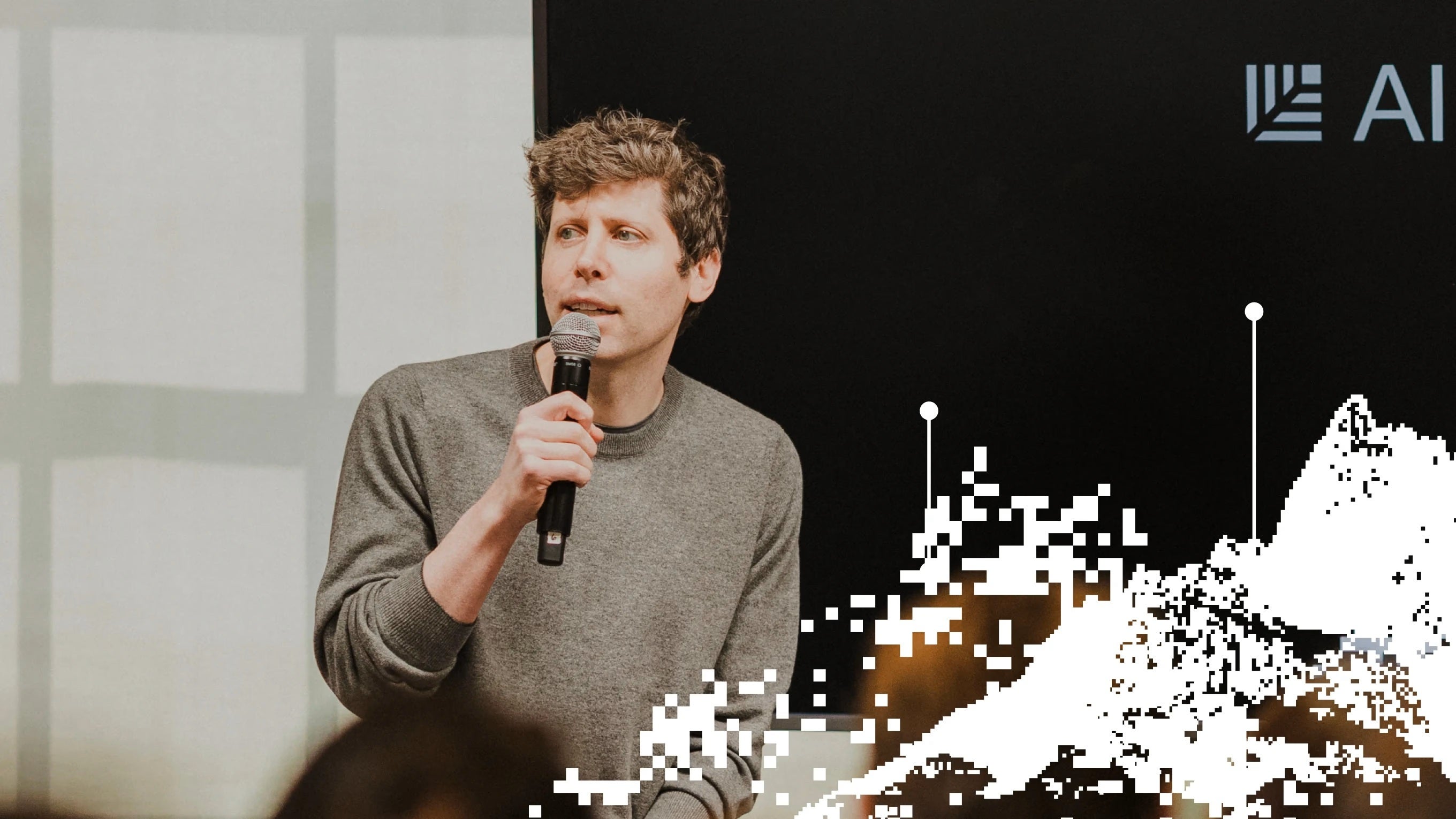 CEO of OpenAI, Sam Altman, is photographed.