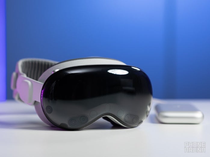Apple Vision Pro with puck