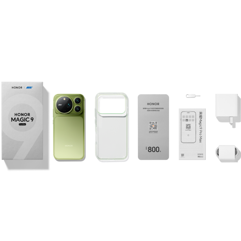 Lots of stuff in the box. | Image by Honor - Honor Magic 9 Pro Max is made official with an Academy Award-worthy camera setup
