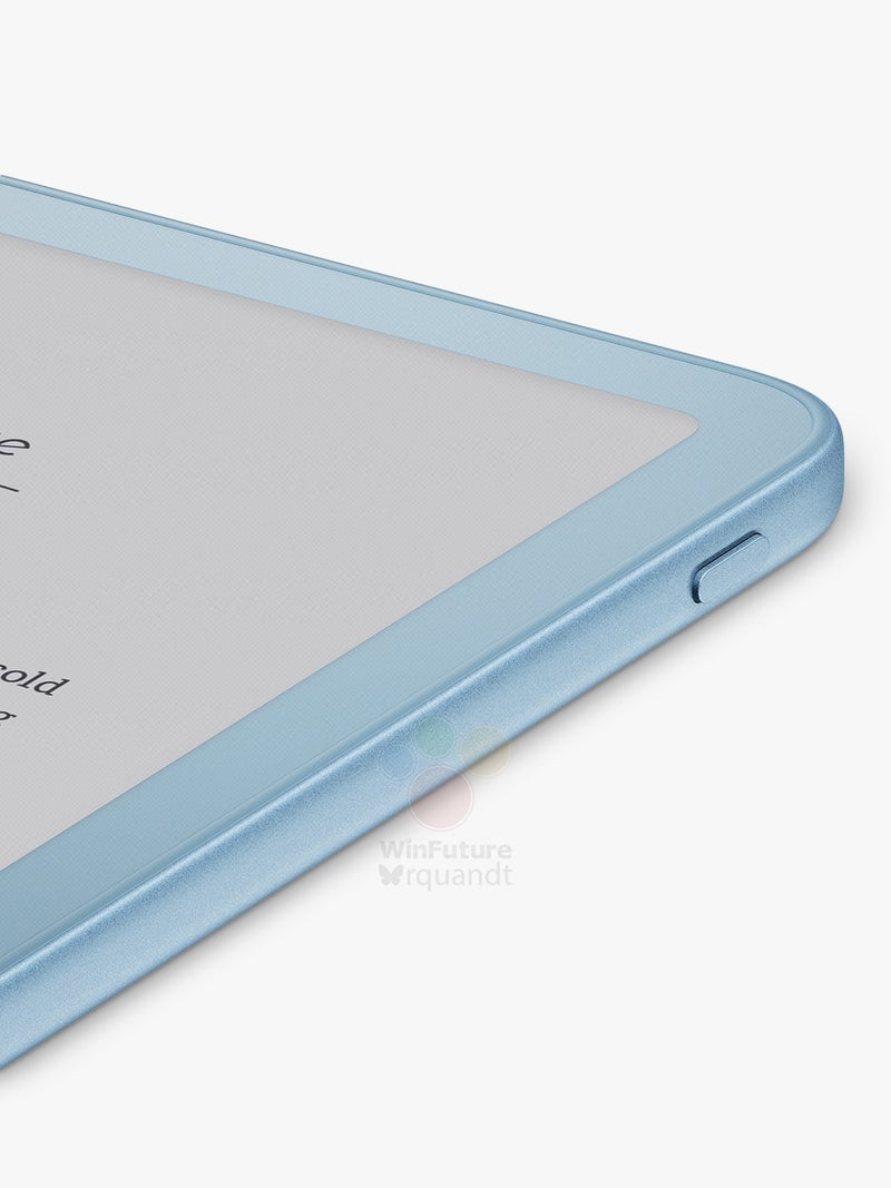 Leaked 12th-gen Amazon Kindle marketing renders in four colors