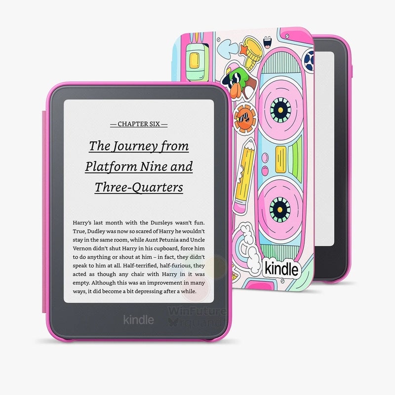 Leaked 12th-gen Amazon Kindle marketing renders in four colors