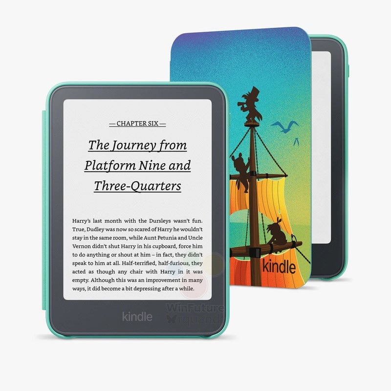Leaked 12th-gen Amazon Kindle marketing renders in four colors