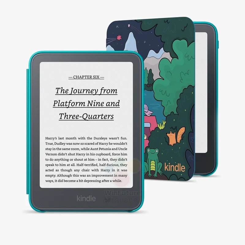Leaked 12th-gen Amazon Kindle marketing renders in four colors