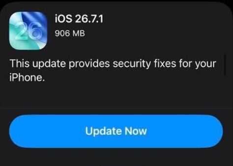 Apple releases a very important security update for iOS. | Image by X - Apple releases a major security update and admits that attackers exploited a serious iOS flaw