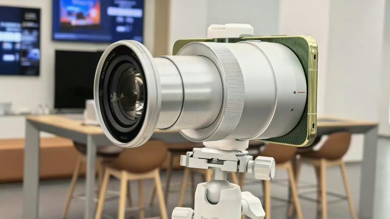 This thing is enormous! | Image by Weibo - Forget the iPhone 18 Pro Max and the Galaxy S27 Ultra. This phone has a 1-inch external camera