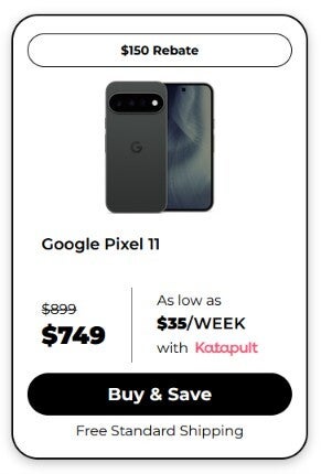 RedPocket Mobile now offers the Pixel 11.