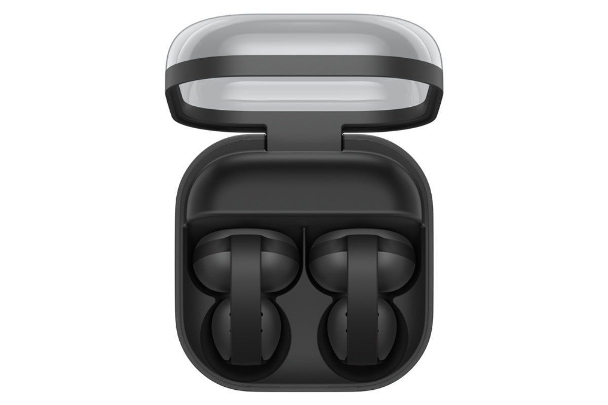 Samsung Galaxy Buds On in case