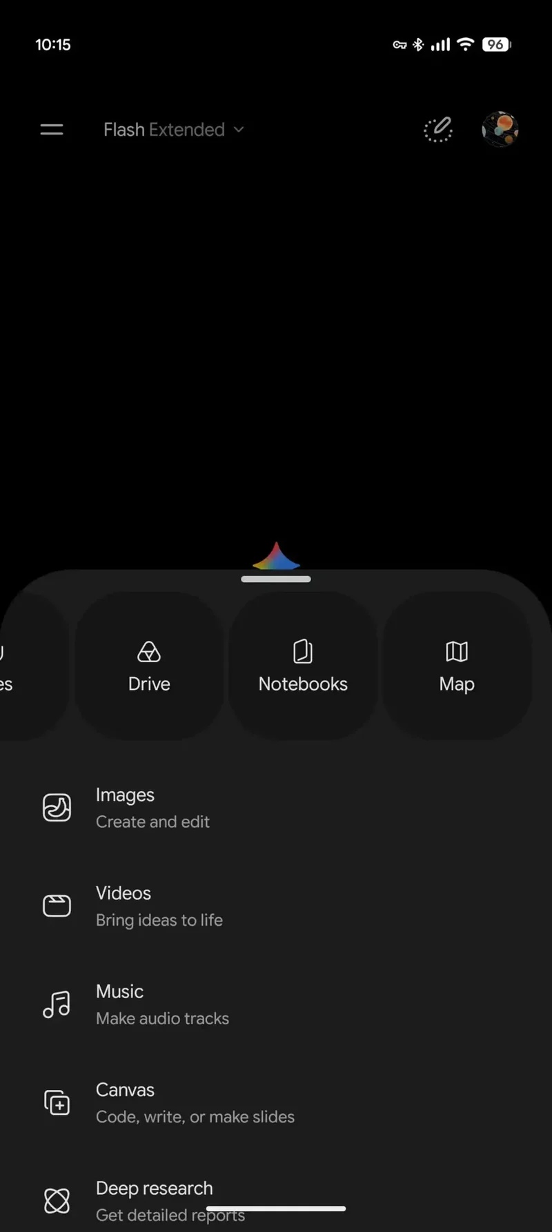 The new Maps tool inside Gemini.
