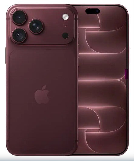 Image showing the back of AT&amp;amp;T&amp;#039;s iPhone 18 Pro Max in Burgundy.