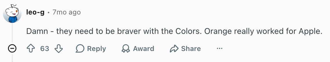 Samsung fans on Reddit weren't in awe with they S26 Ultra colors. | Image by Reddit (screenshot - Galaxy S27 Ultra reportedly coming in at least one new retail color