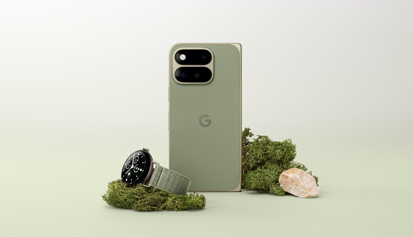 Pixel 11 Pro Fold in Olive shade.