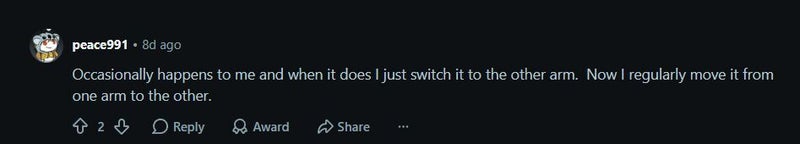 There are some people who share the same experience.
