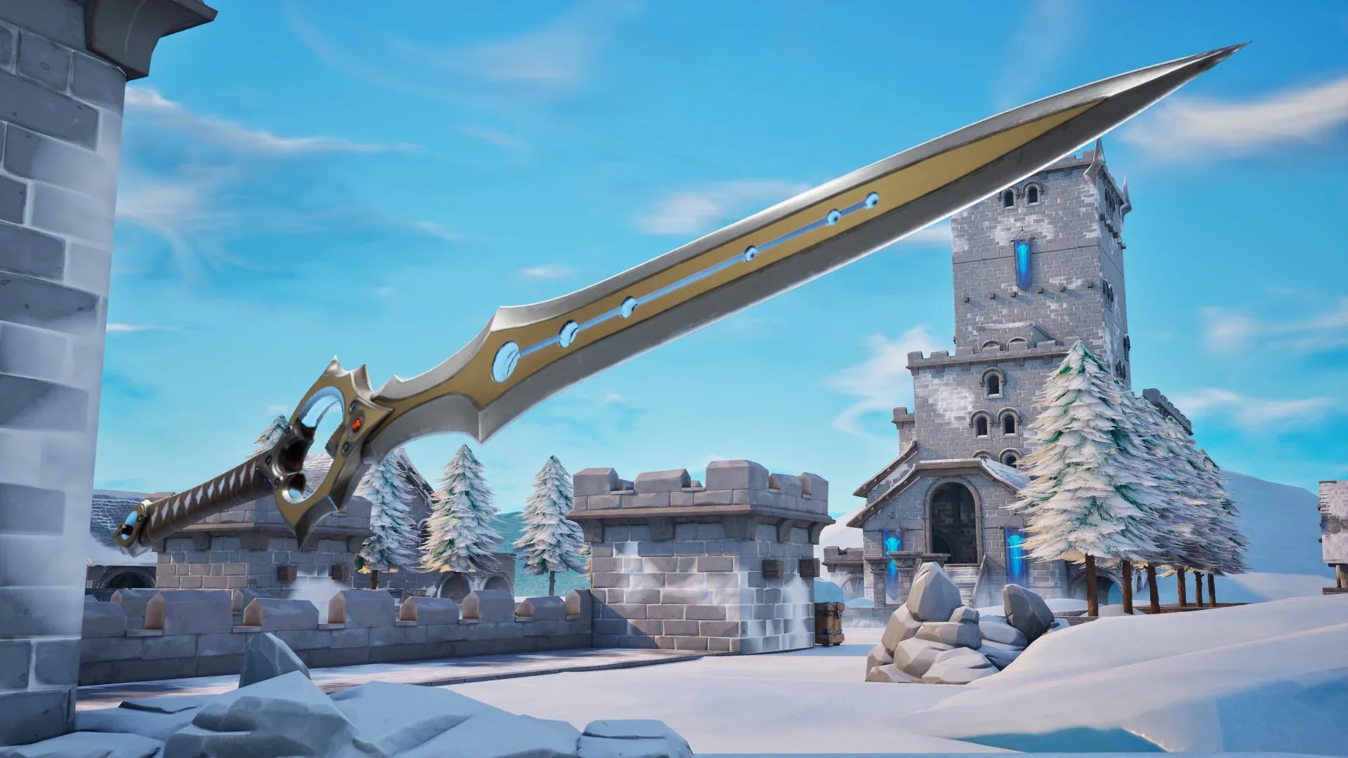 The blade itself is in Fortnite, for some reason. | Image by Epic Games - The legendary Infinity Blade trilogy is finally playable on Android, and it&rsquo;s a massive victory for game preservation